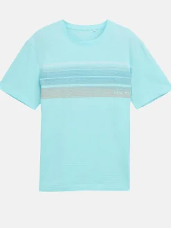 Herren Tom Tailor Herren T-Shirt mit Streifenprint