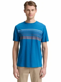 Herren Tom Tailor Herren T-Shirt mit Streifenprint