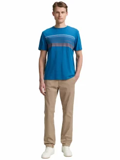 Herren Tom Tailor Herren T-Shirt mit Streifenprint