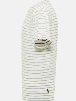 Herren Mustang Herren T-Shirt mit Streifen