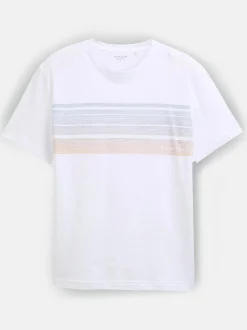 Herren Tom Tailor Herren T-Shirt mit Streifenprint