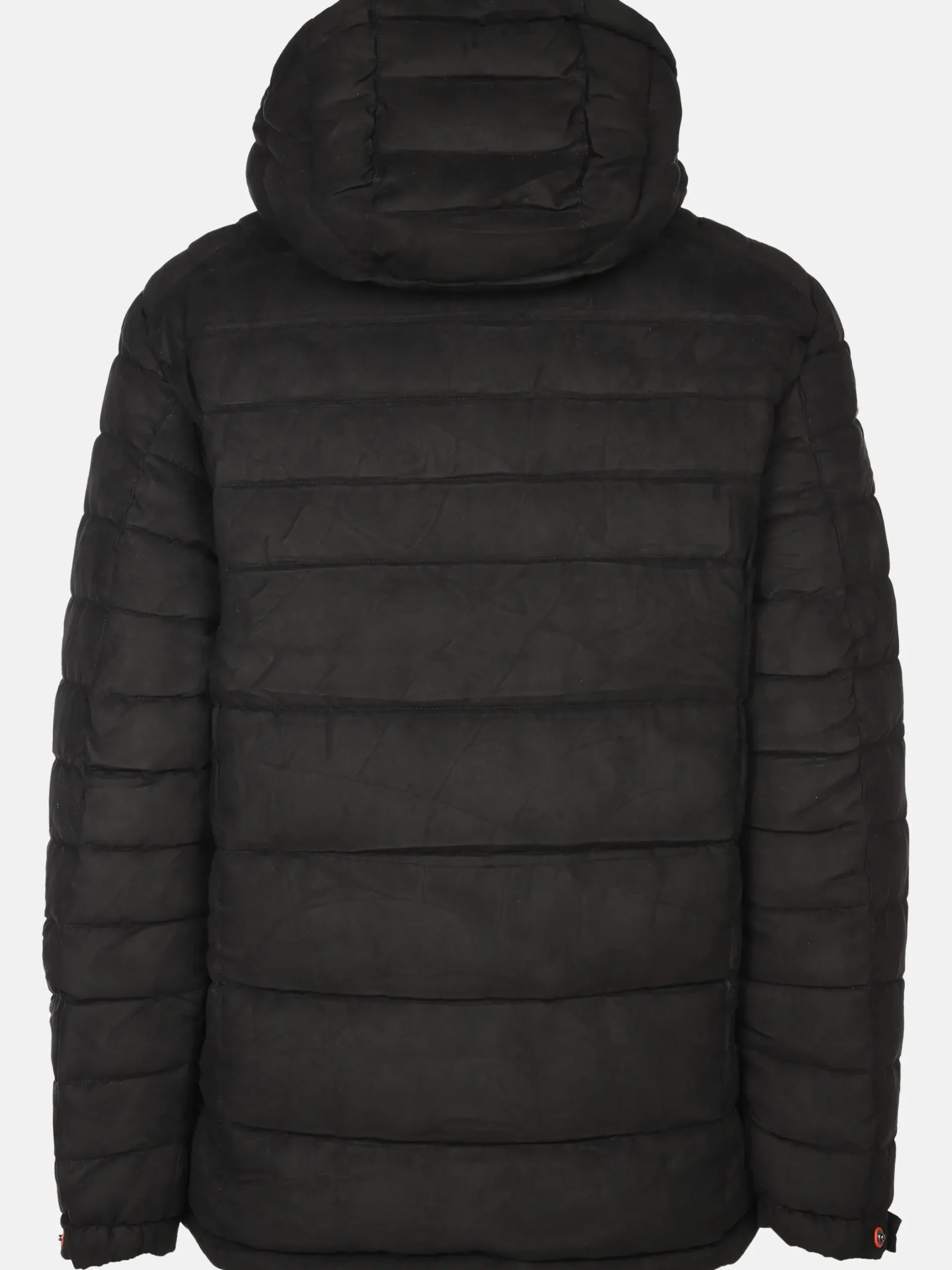 Herren Jim Spencer Herren Velour Steppjacke mit Kapuze