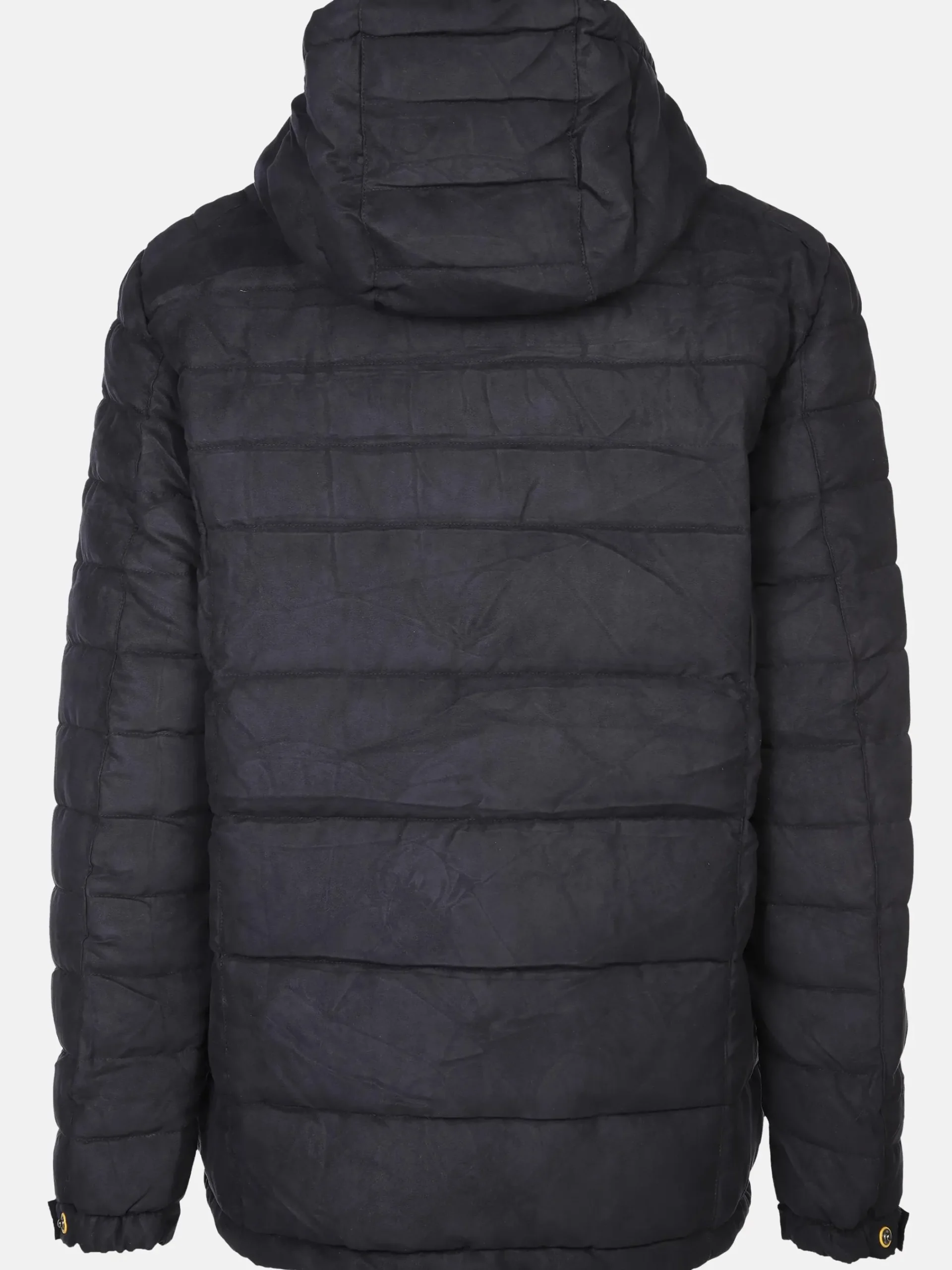 Herren Jim Spencer Herren Velour Steppjacke mit Kapuze