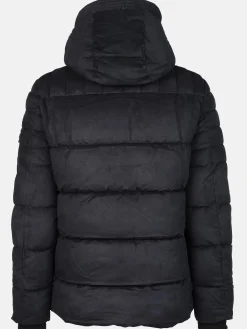 Herren Jim Spencer Herren Velour Steppjacke mit Kapuze