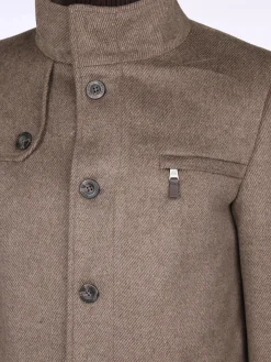 Herren Jim Spencer Herren Wollmantel im 2in1 Look