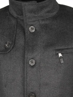 Herren Jim Spencer Herren Wollmantel im 2in1 Look