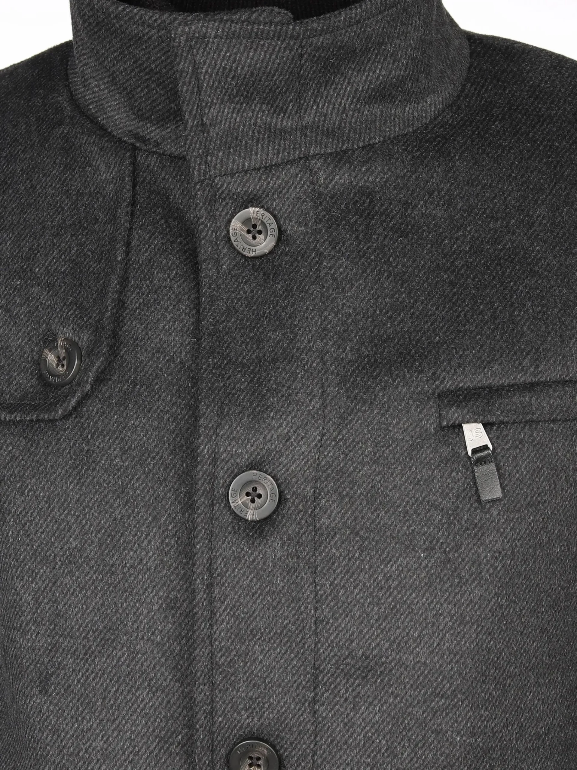 Herren Jim Spencer Herren Wollmantel im 2in1 Look