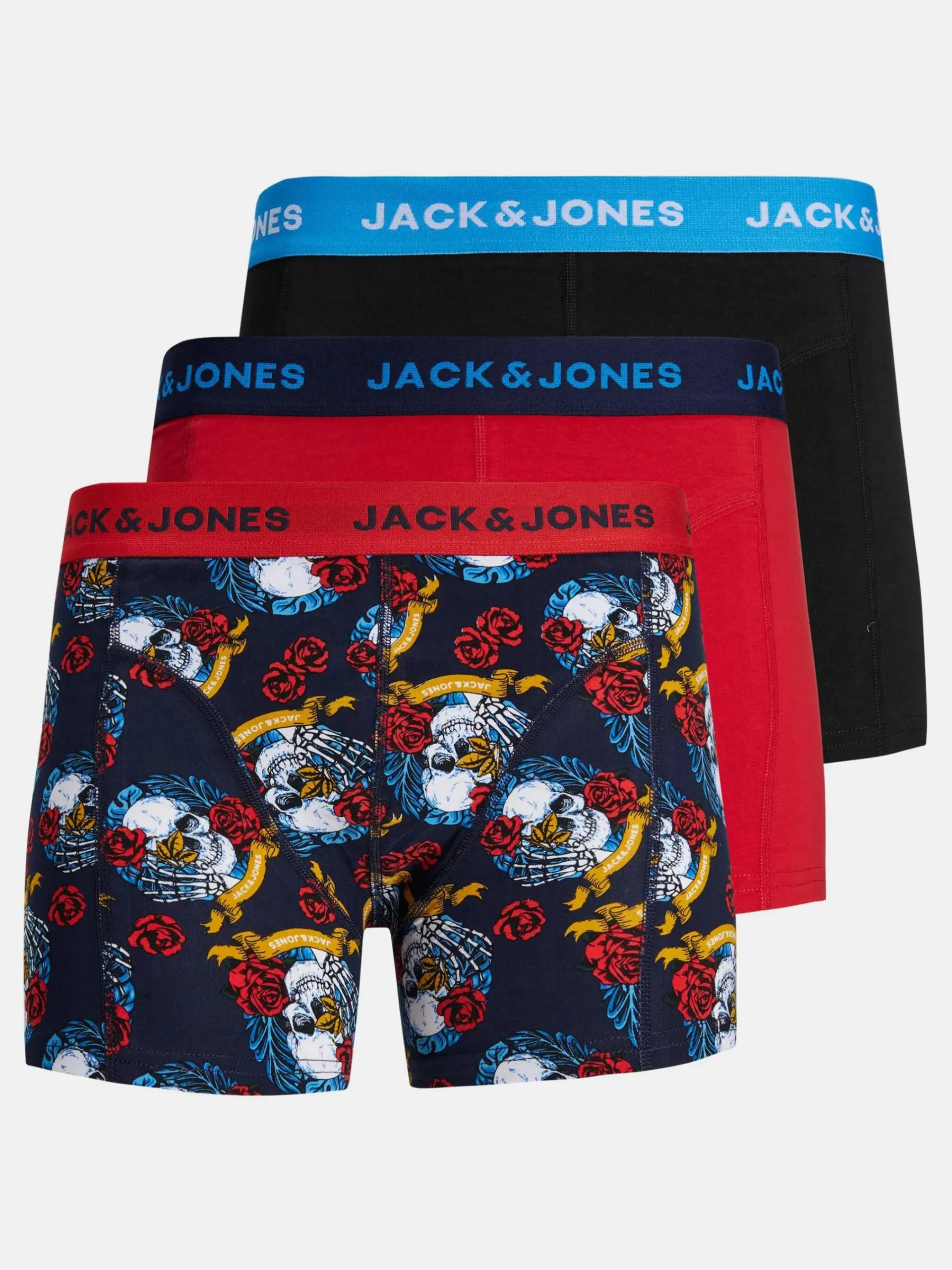 Herren Jack Jones Jack & Jones JACLIMIT SKULL TRUNKS im 3er Pack