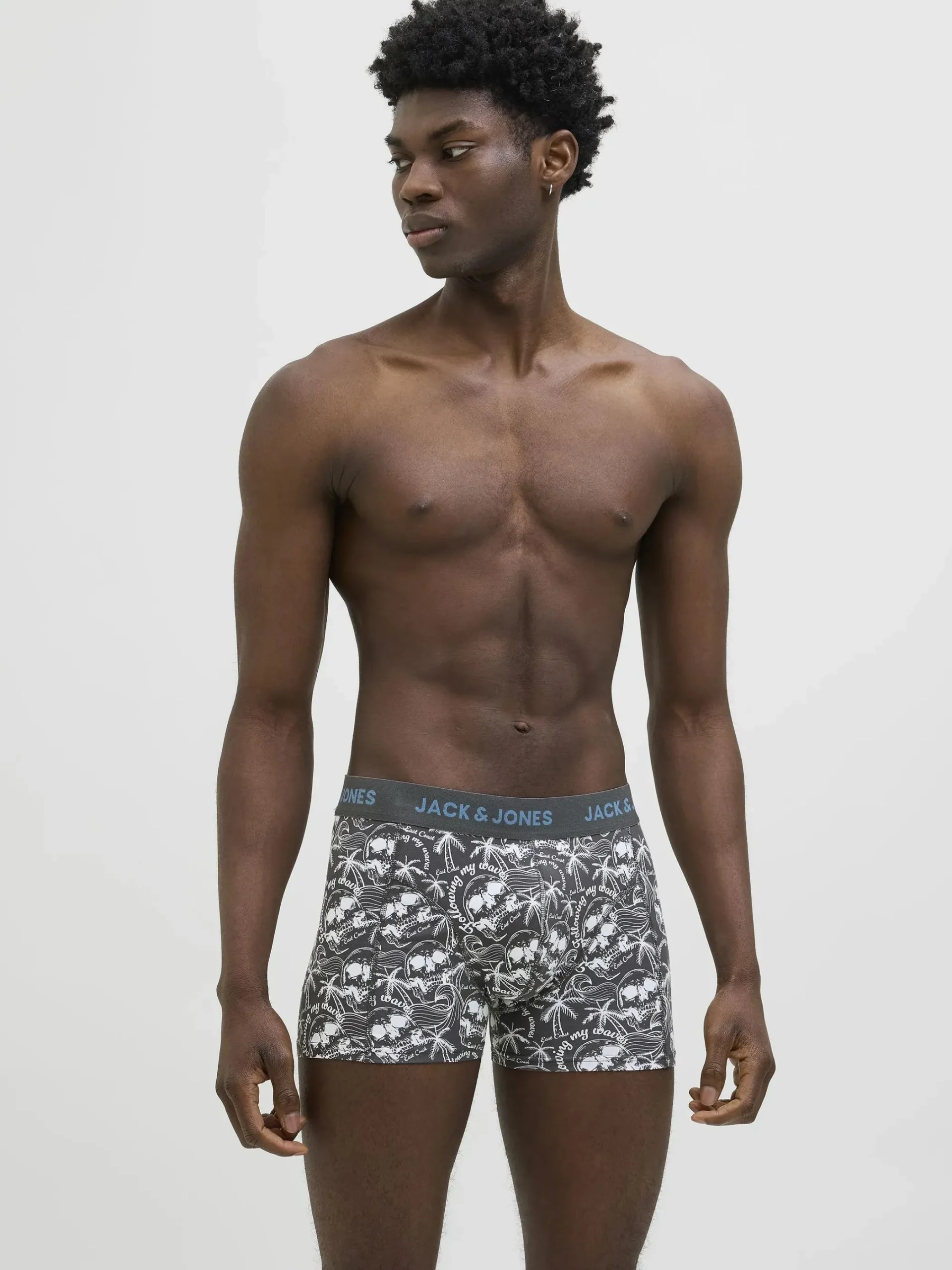 Herren Jack Jones Jack & Jones JACDAMON SKULL Trunks im 3er-Pack