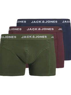 Herren Jack Jones Jack & Jones JACTEO SOLID TRUNKS Unterhosen im 3er-Pack