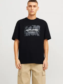 Herren Jack Jones Jack & Jones JCOAERO FRONT PRINT T Shirt