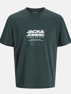 Herren Jack Jones Jack & Jones JCOAERO FRONT PRINT T Shirt