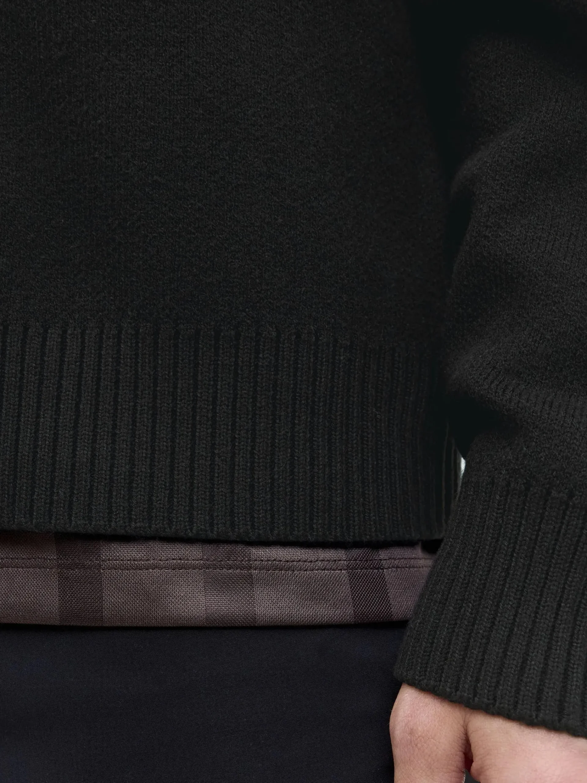 Herren Jack Jones Jack & Jones JCOCOVER KNIT SPLIT N Strickpullover