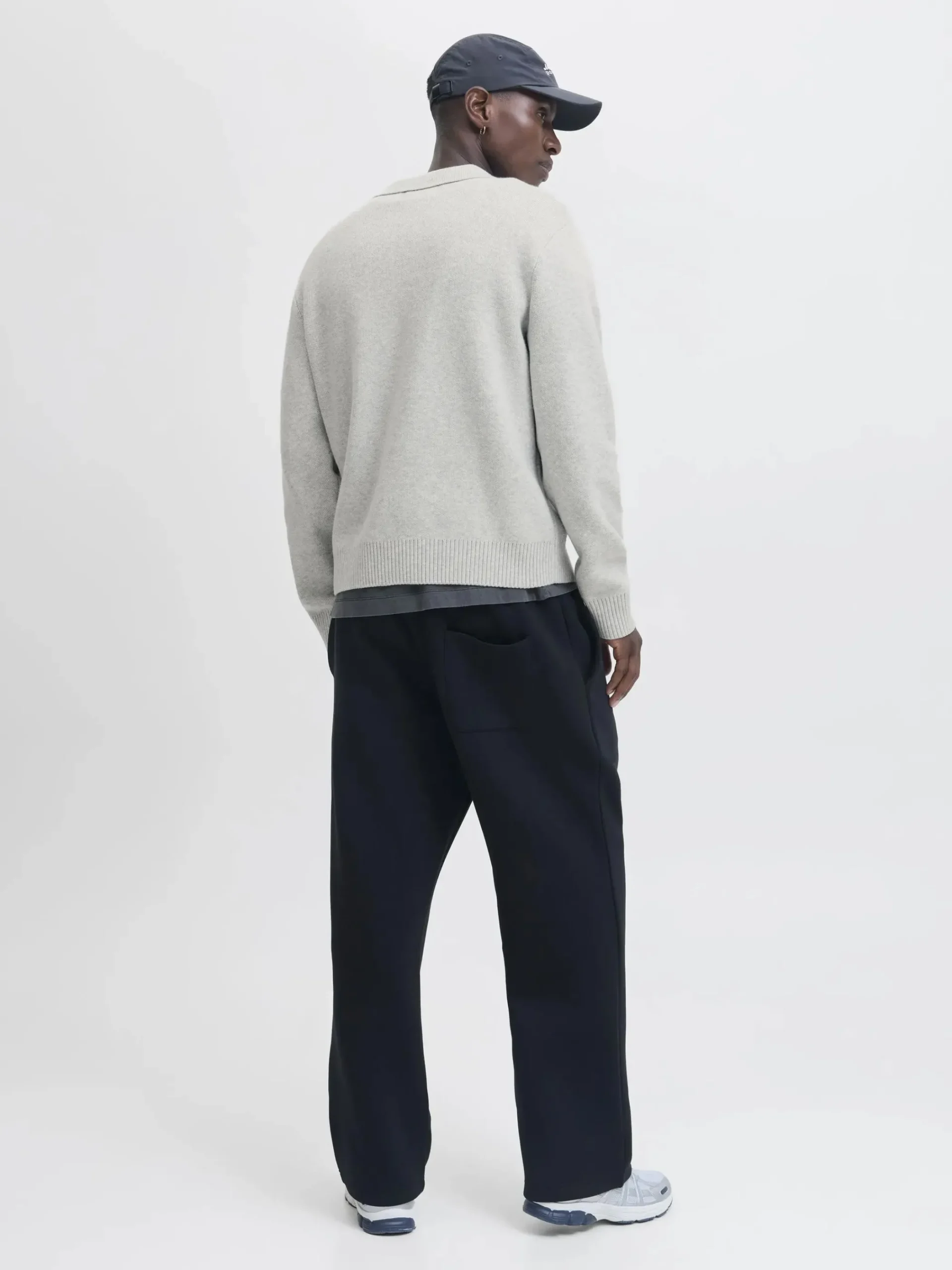 Herren Jack Jones Jack & Jones JCOCOVER KNIT SPLIT N Strickpullover