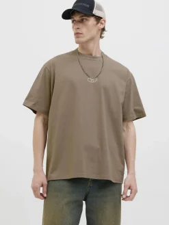 Herren Jack Jones Jack & Jones JCORETREAT TEXT BACK T-Shirt