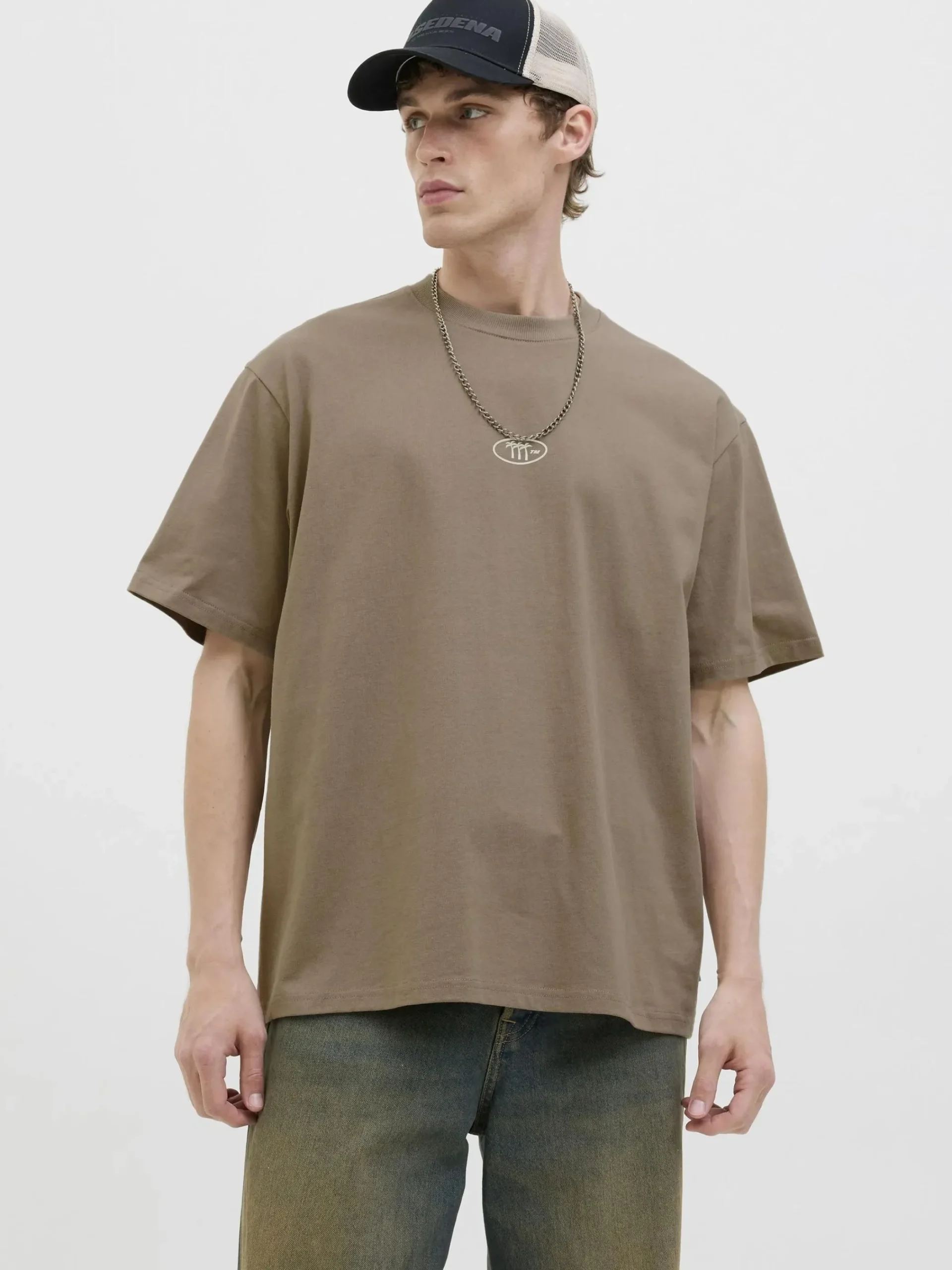 Herren Jack Jones Jack & Jones JCORETREAT TEXT BACK T-Shirt