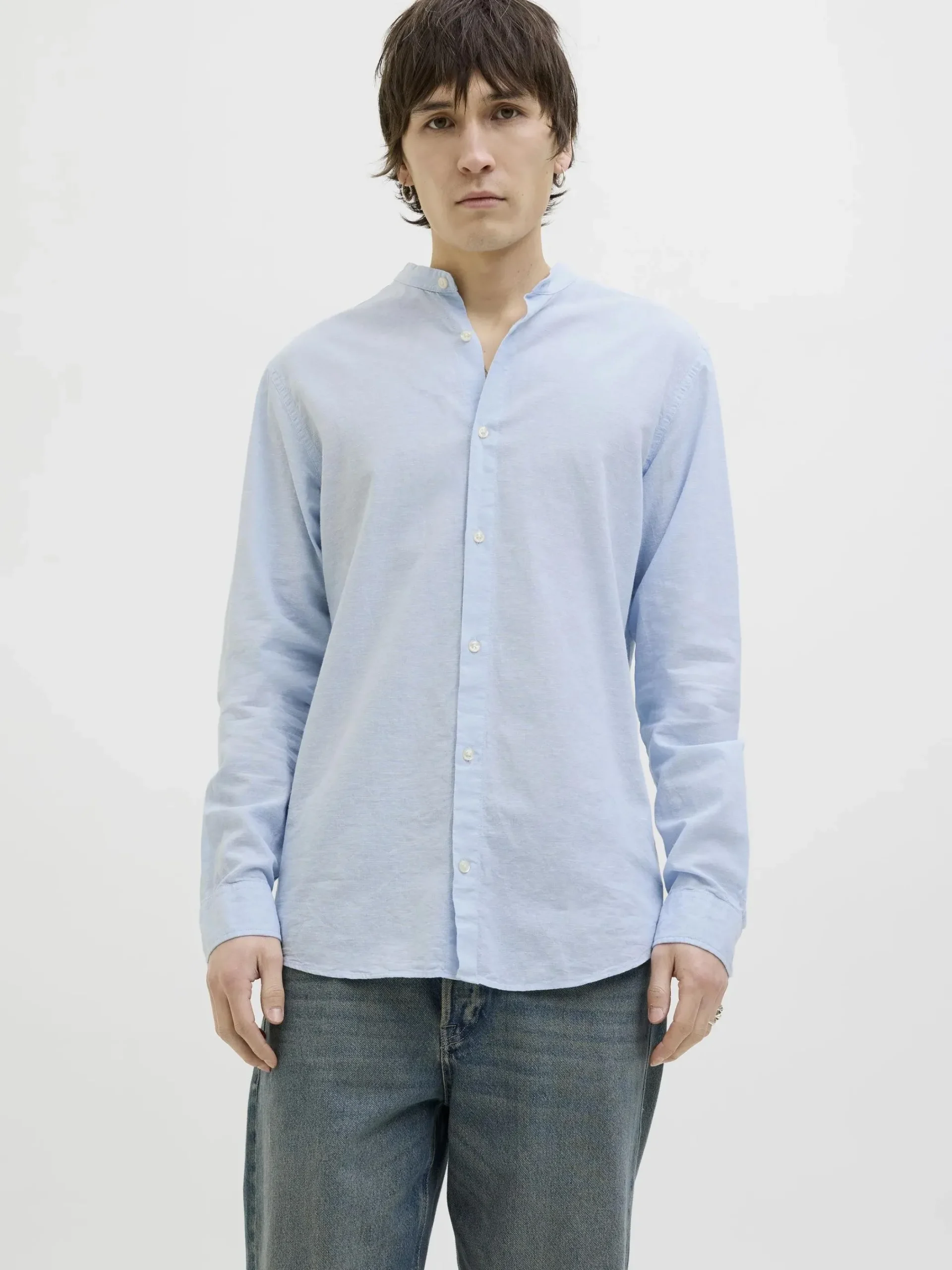 Herren Jack Jones Jack & Jones JJEBREEZE BAND SHIRT Hemd