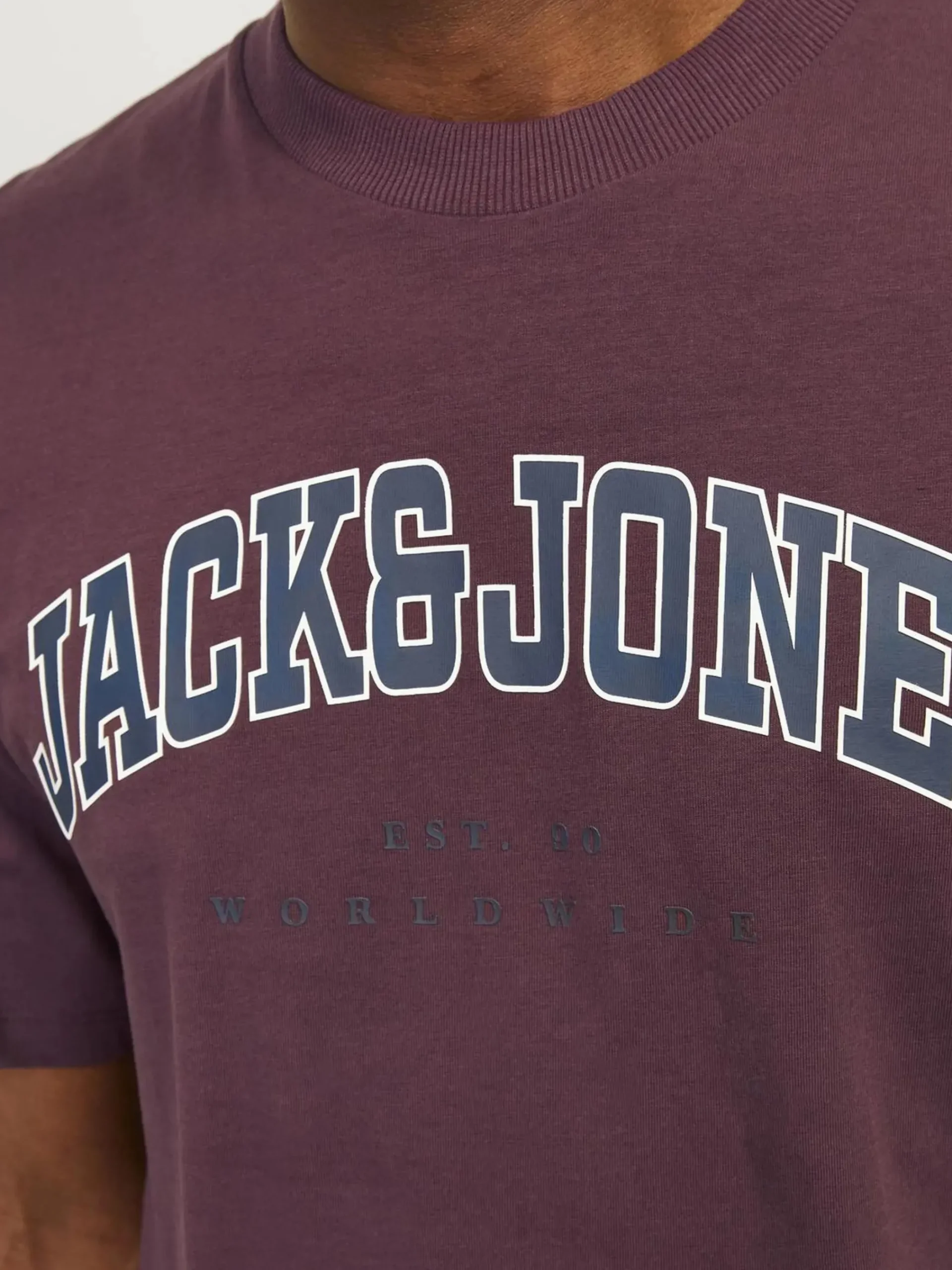Herren Jack Jones Jack & Jones JJECALEB VARSITY TEE T-Shirt