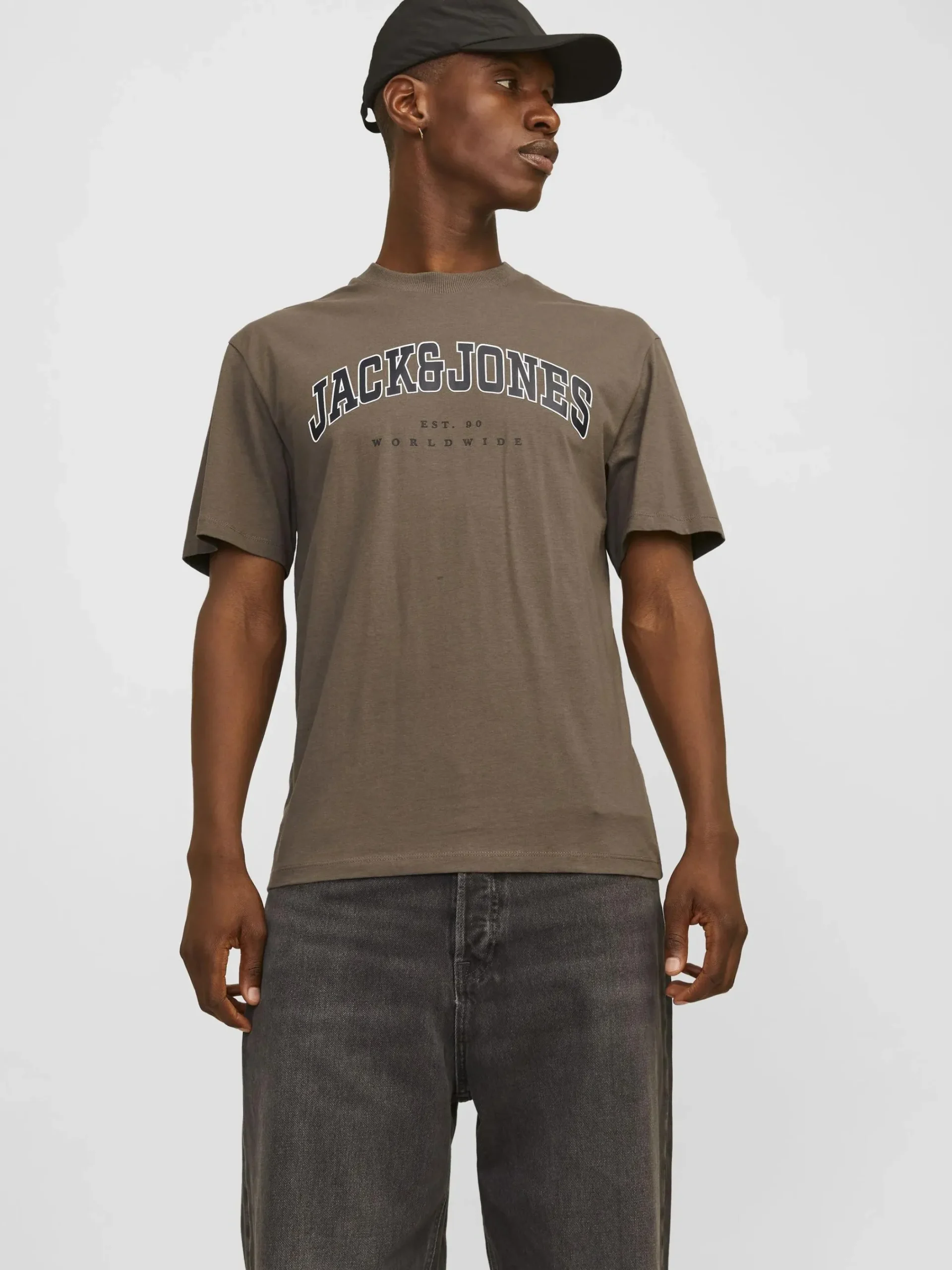 Herren Jack Jones Jack & Jones JJECALEB VARSITY TEE T-Shirt