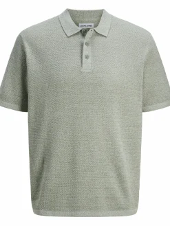 Herren Jack Jones Jack & Jones JJEGEORGE KNIT POLO S Strickpolo