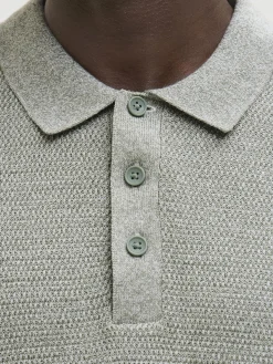 Herren Jack Jones Jack & Jones JJEGEORGE KNIT POLO S Strickpolo