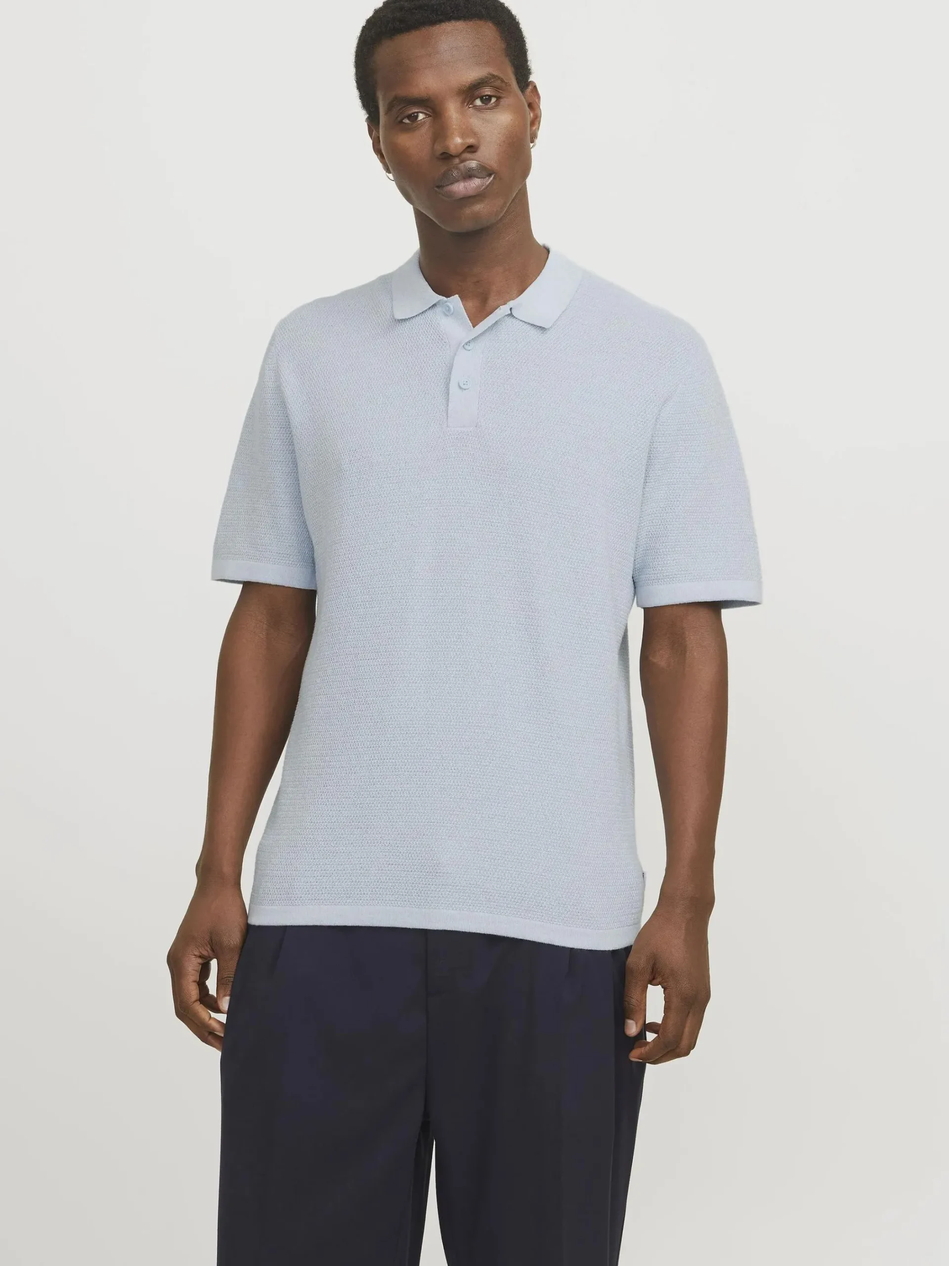 Herren Jack Jones Jack & Jones JJEGEORGE KNIT POLO S Strickpolo