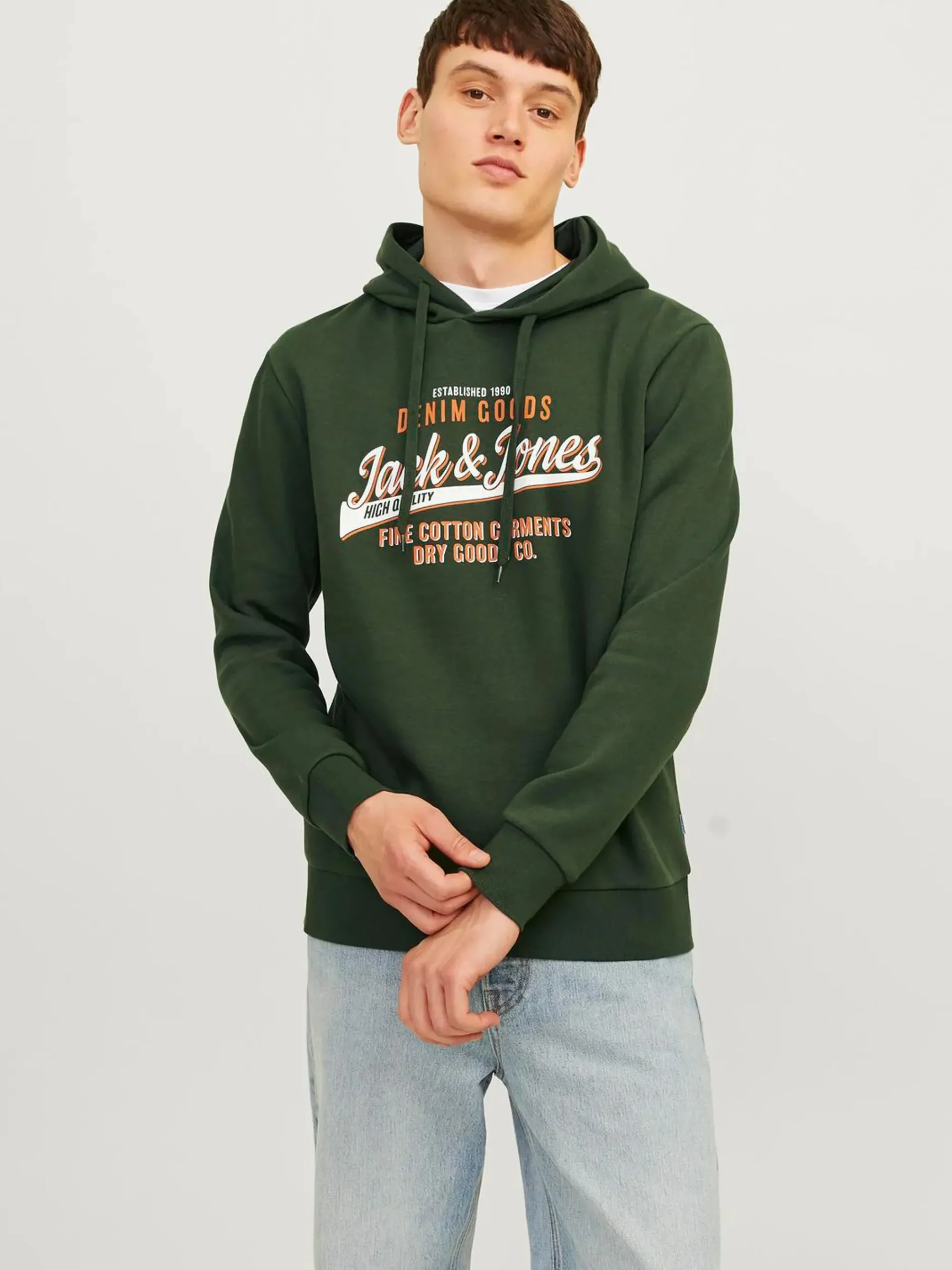 Herren Jack Jones Jack & Jones JJELOGO SWEAT HOOD 2 Hoodie