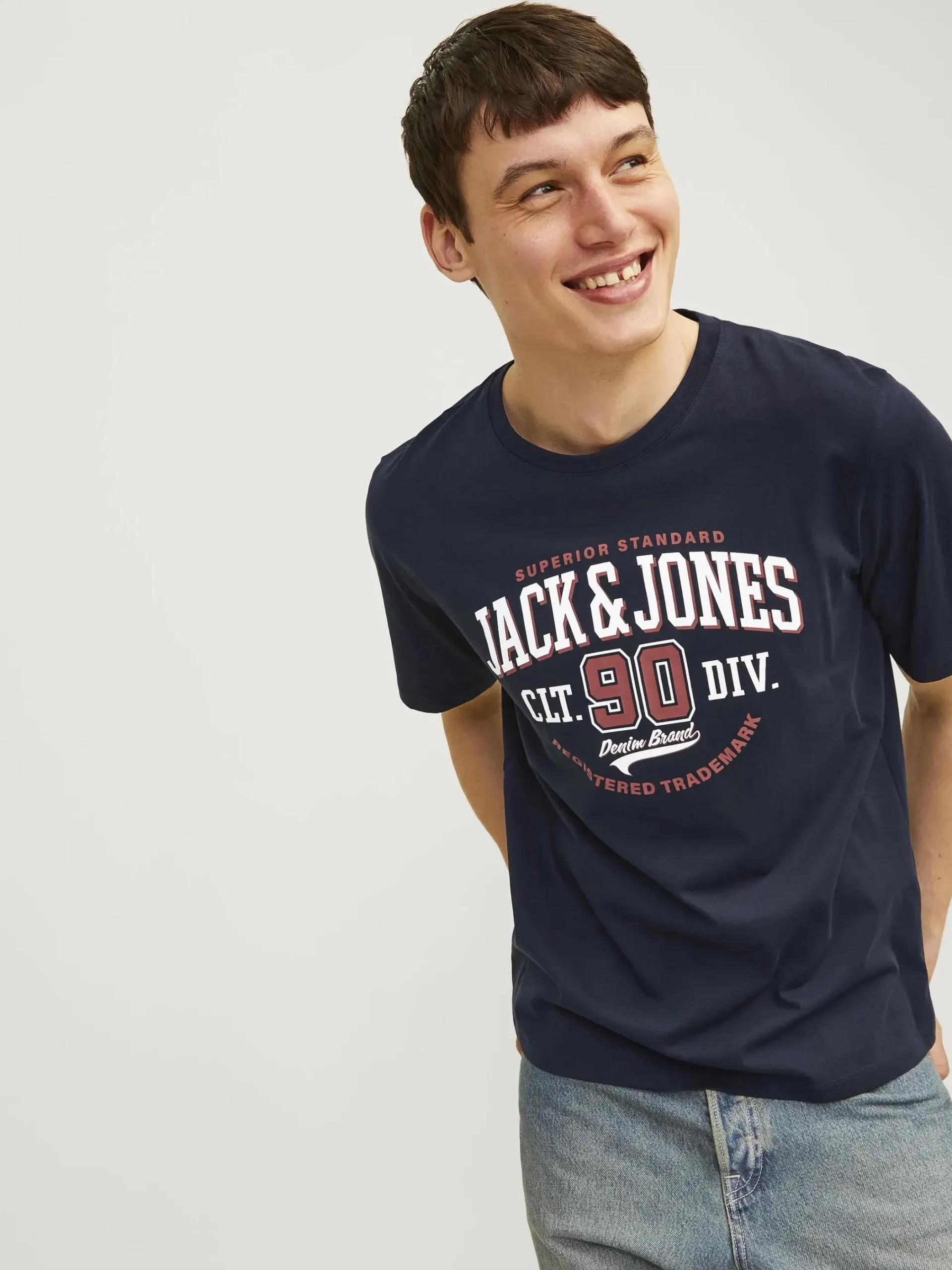 Herren Jack Jones Jack & Jones JJELOGO TEE SS O-NECK T-Shirt
