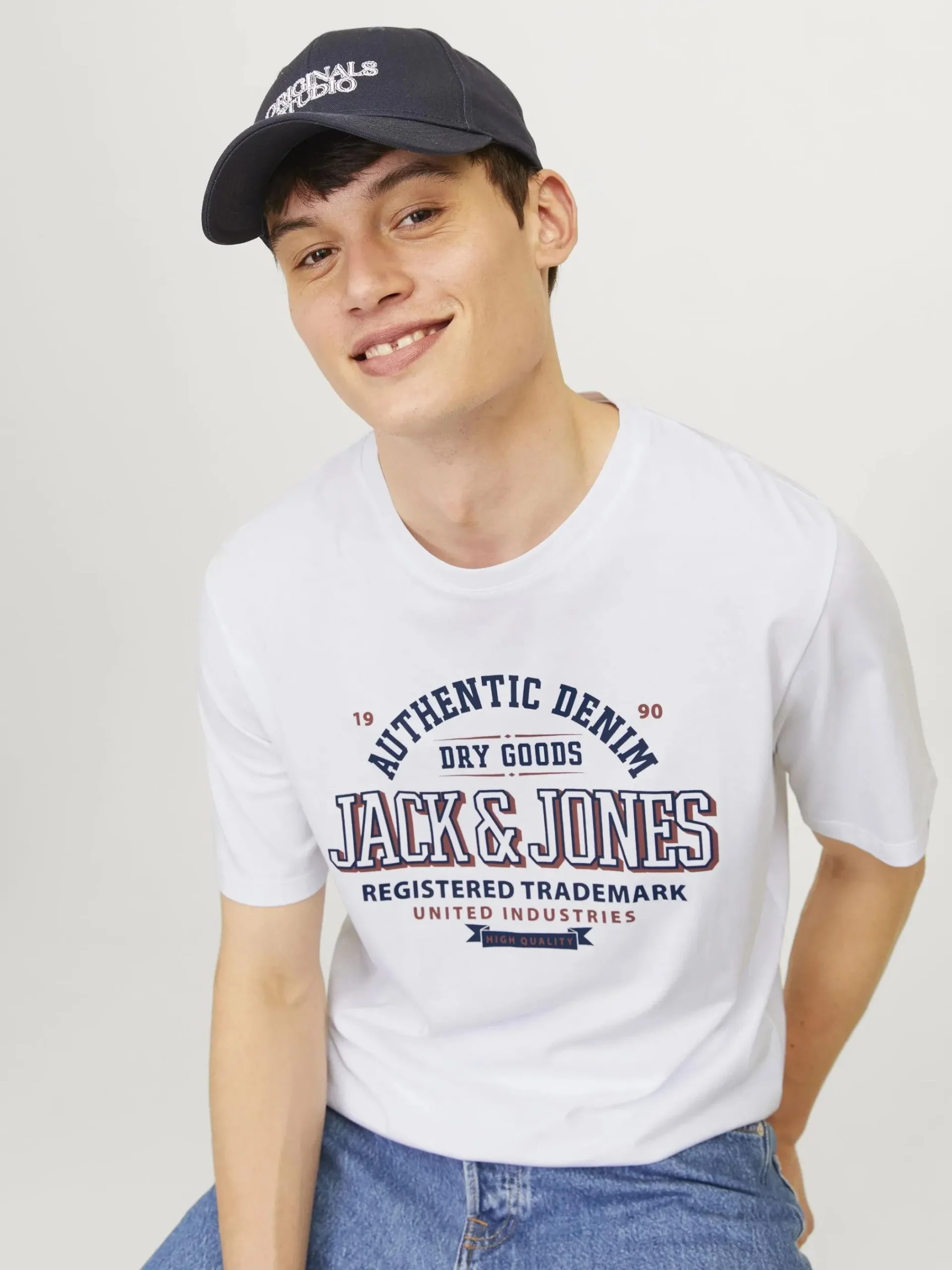 Herren Jack Jones Jack & Jones JJELOGO TEE SS O-NECK T-Shirt