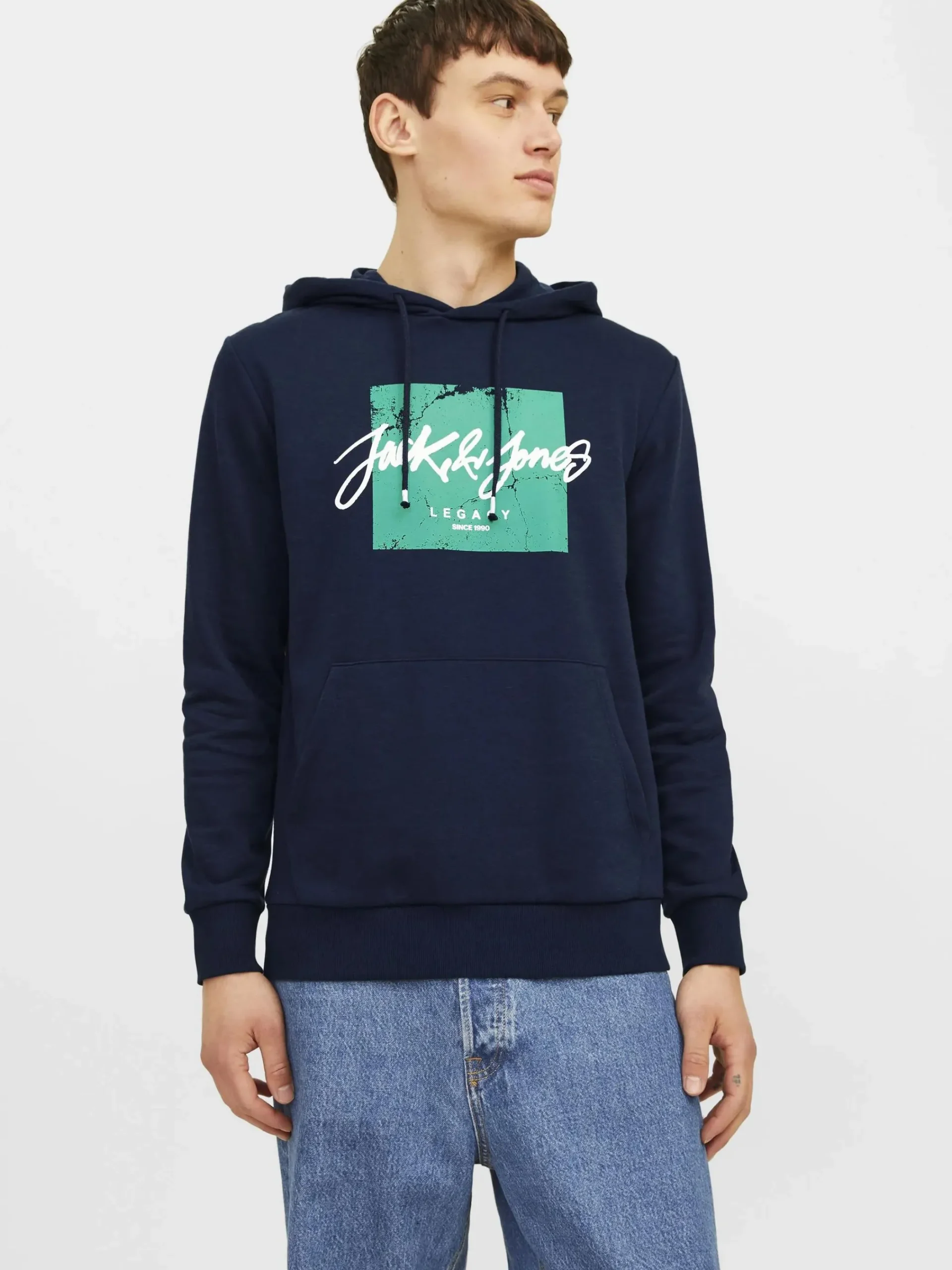 Herren Jack Jones Jack & Jones JJTILEY SWEAT HOOD LN Hoodie
