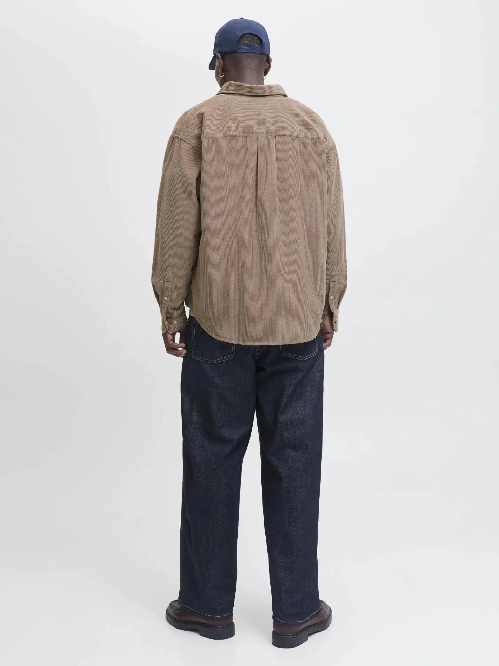 Herren Jack Jones Jack & Jones JORINWOOD OVERSIZED C Cordhemd