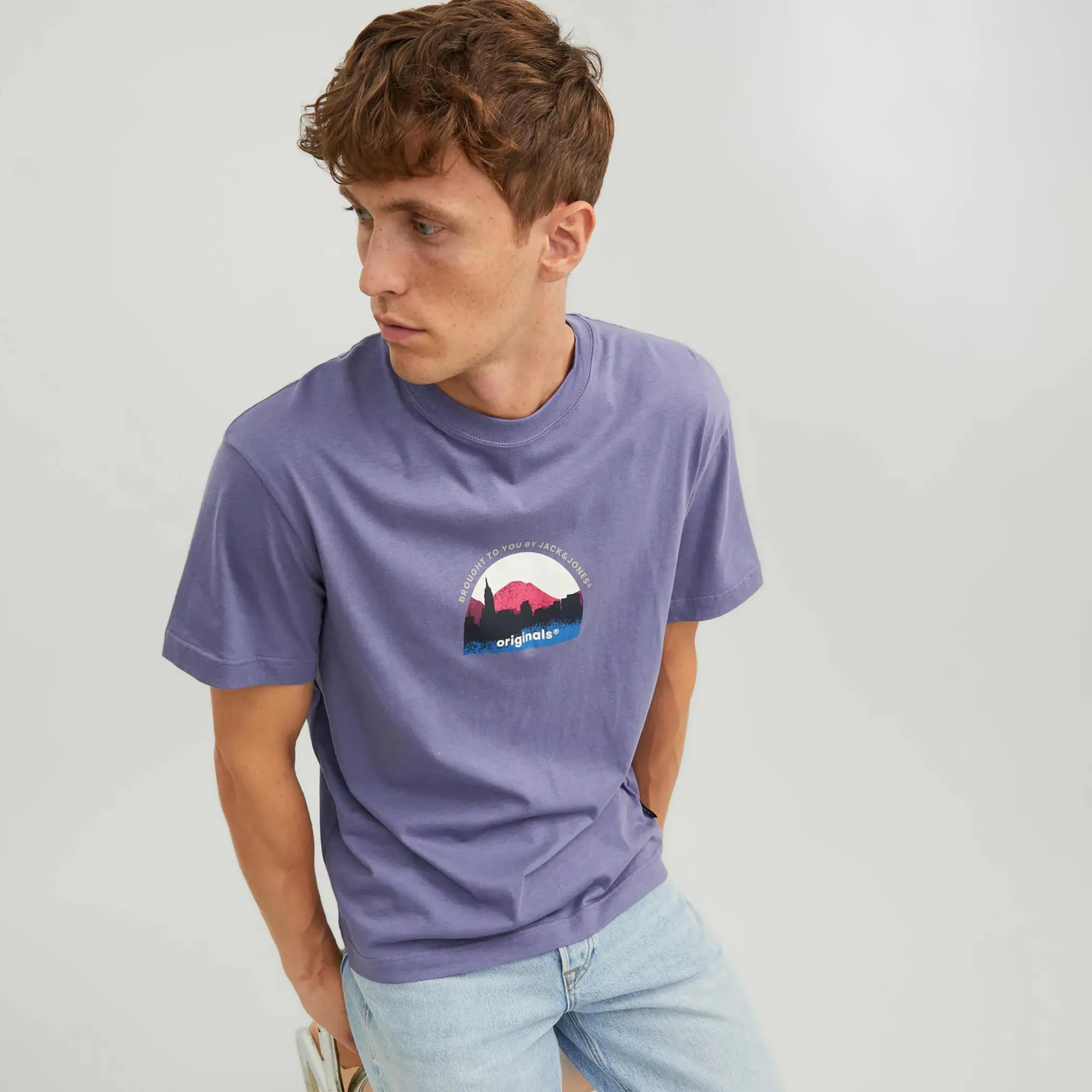 Herren Jack Jones Jack & Jones JORSILVERLAKE GRAPHIC Shirt