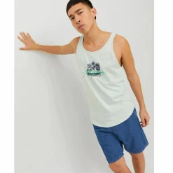 Herren Jack Jones Jack & Jones JORTULUM SKETCH TANK Tanktop