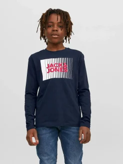 Kinder Jack&Jones Junior JJECORP LOGO TEE PLAY Langarmshirt