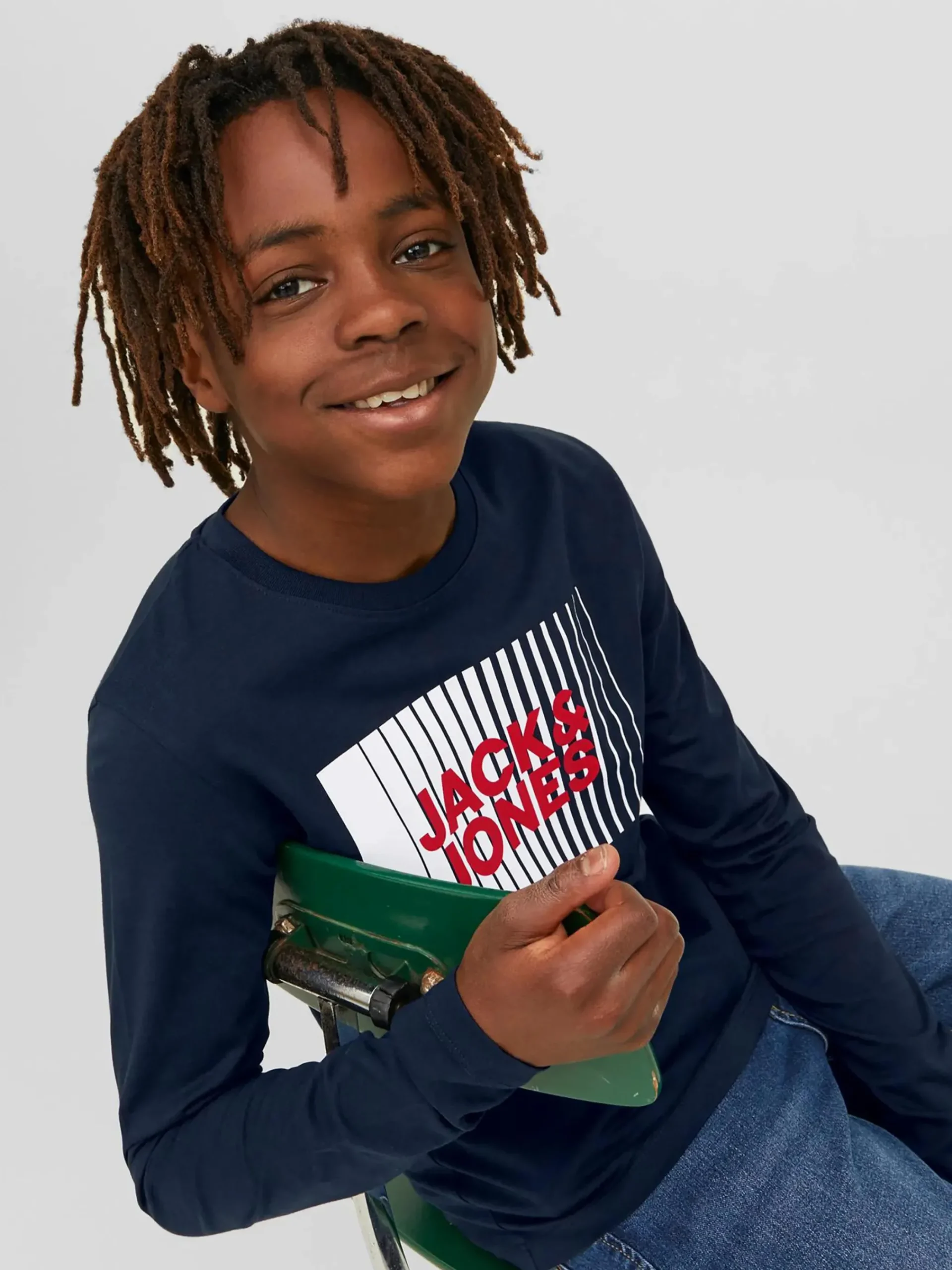 Kinder Jack&Jones Junior JJECORP LOGO TEE PLAY Langarmshirt