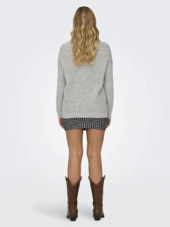 Damen Jacqueline Jacquline JDYNEW MEGAN L/S PULLOV Strickpullover mit V-Ausschnitt