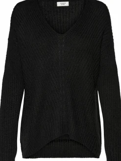 Damen Jacqueline Jacquline JDYNEW MEGAN L/S PULLOV Strickpullover mit V-Ausschnitt