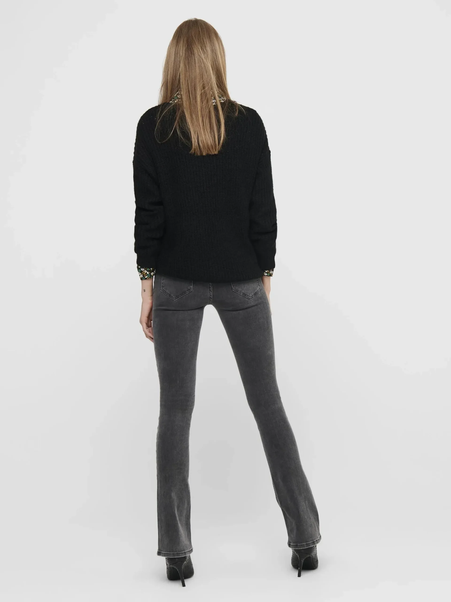 Damen Jacqueline Jacquline JDYNEW MEGAN L/S PULLOV Strickpullover mit V-Ausschnitt