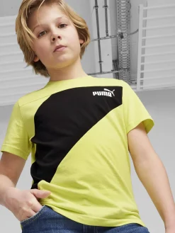 Kinder Puma Jungen Funktionsshirt mit Streifen