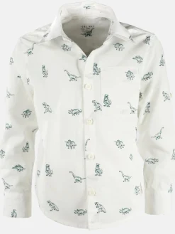 Kinder One Way Jungen Hemd mit kleinem Dinoprint