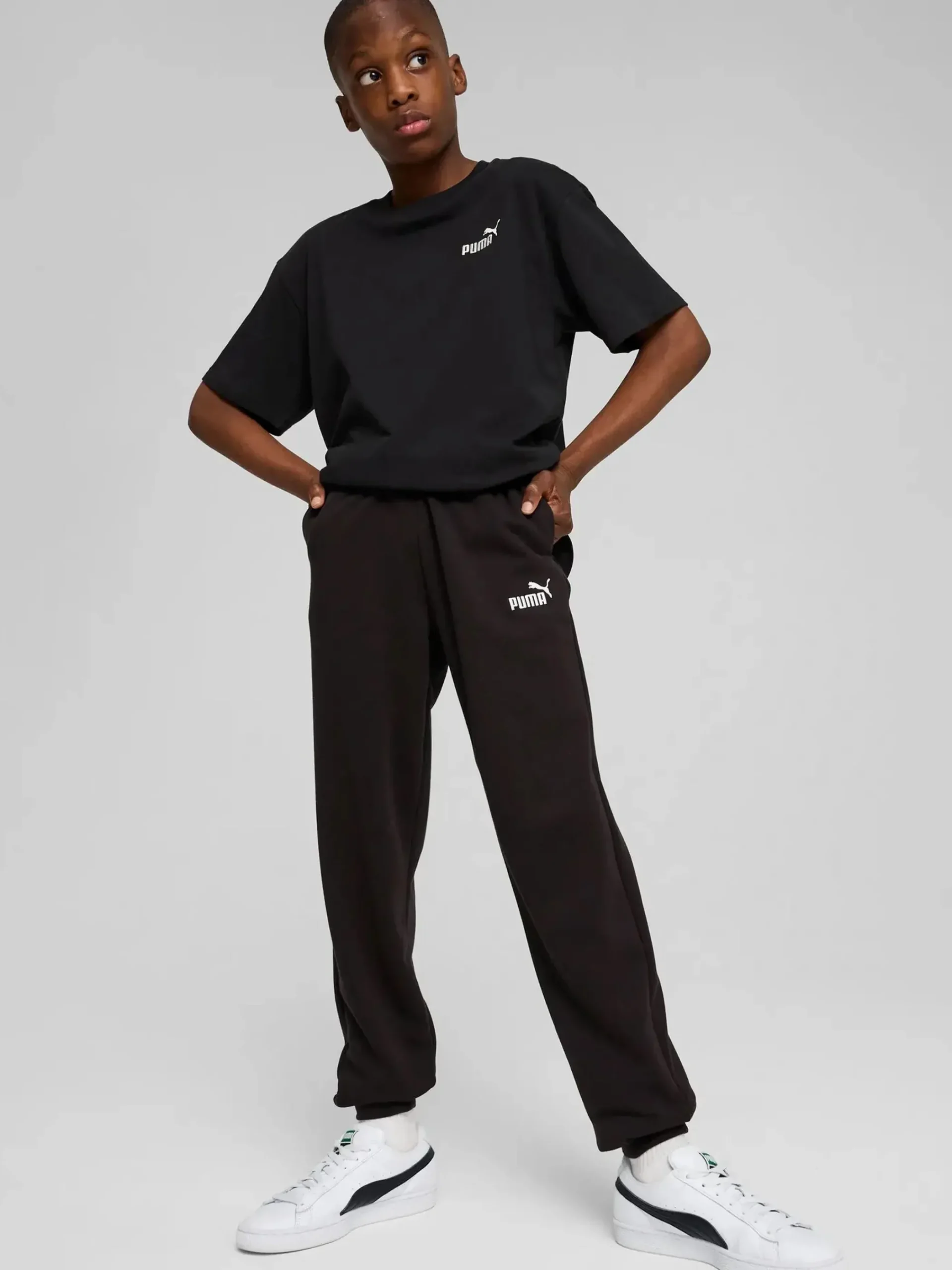 Kinder Puma Jungen Jogginghose mit Logoprint