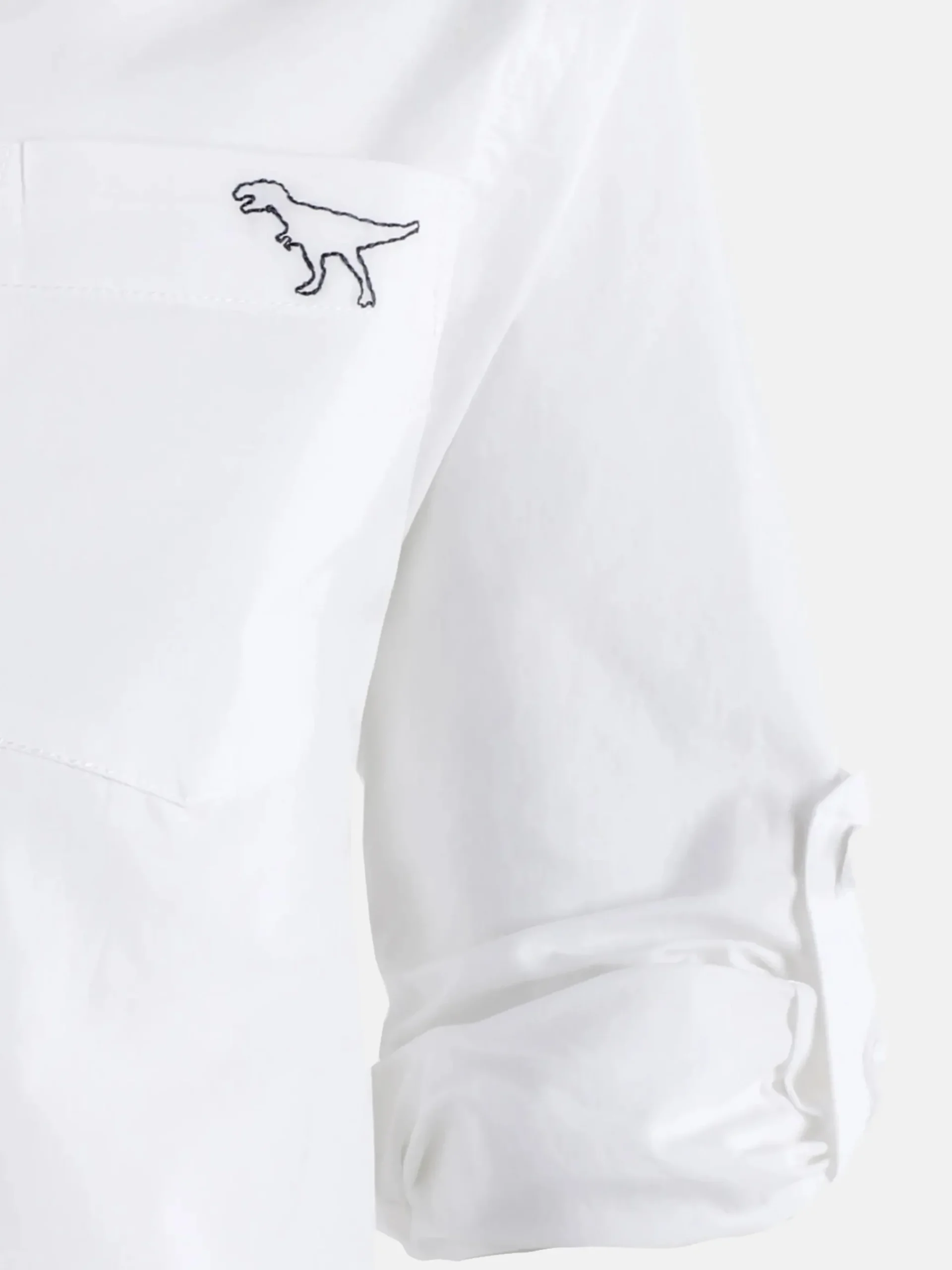 Kinder Stop + Go Jungen Langarm-Hemd mit Dino Stickerei