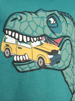 Kinder One Way Jungen Langarmshirt mit Dinoprint