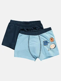 Kinder North Department Jungen Retro Boxershorts im 2er Pack