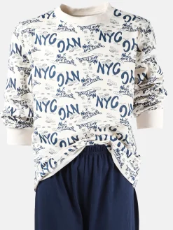 Kinder One Way Jungen Schlafanzug mit Frontprint