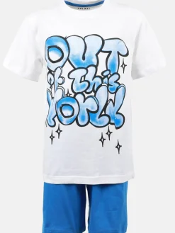 Kinder Bubble Gum Jungen Schlafanzug mit Print