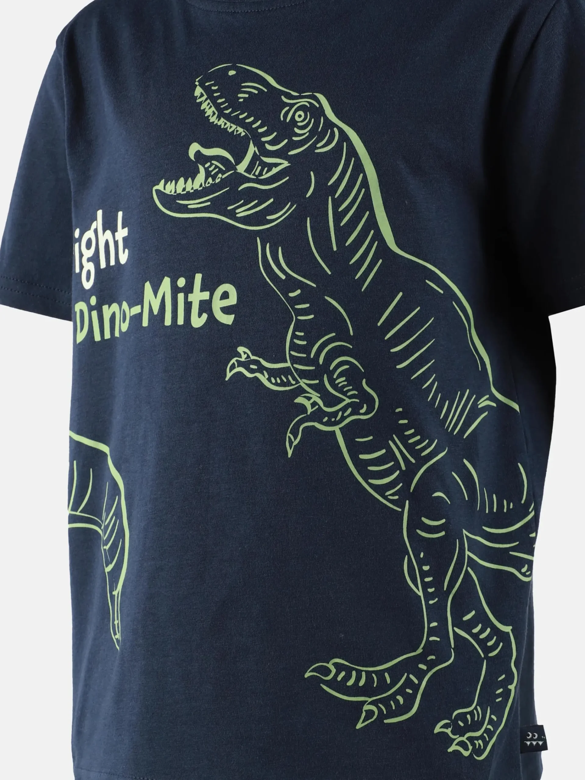 Kinder Bubble Gum Jungen Shirt mit Dino-Leuchtmotiv