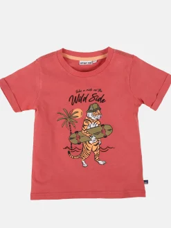 Kinder Stop + Go Jungen Shirt mit Frontprint