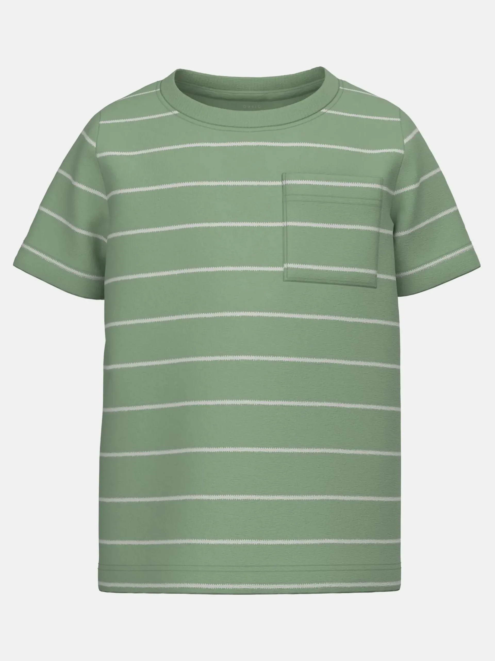 Kinder name it Jungen Shirt mit Streifen und Brusttasche