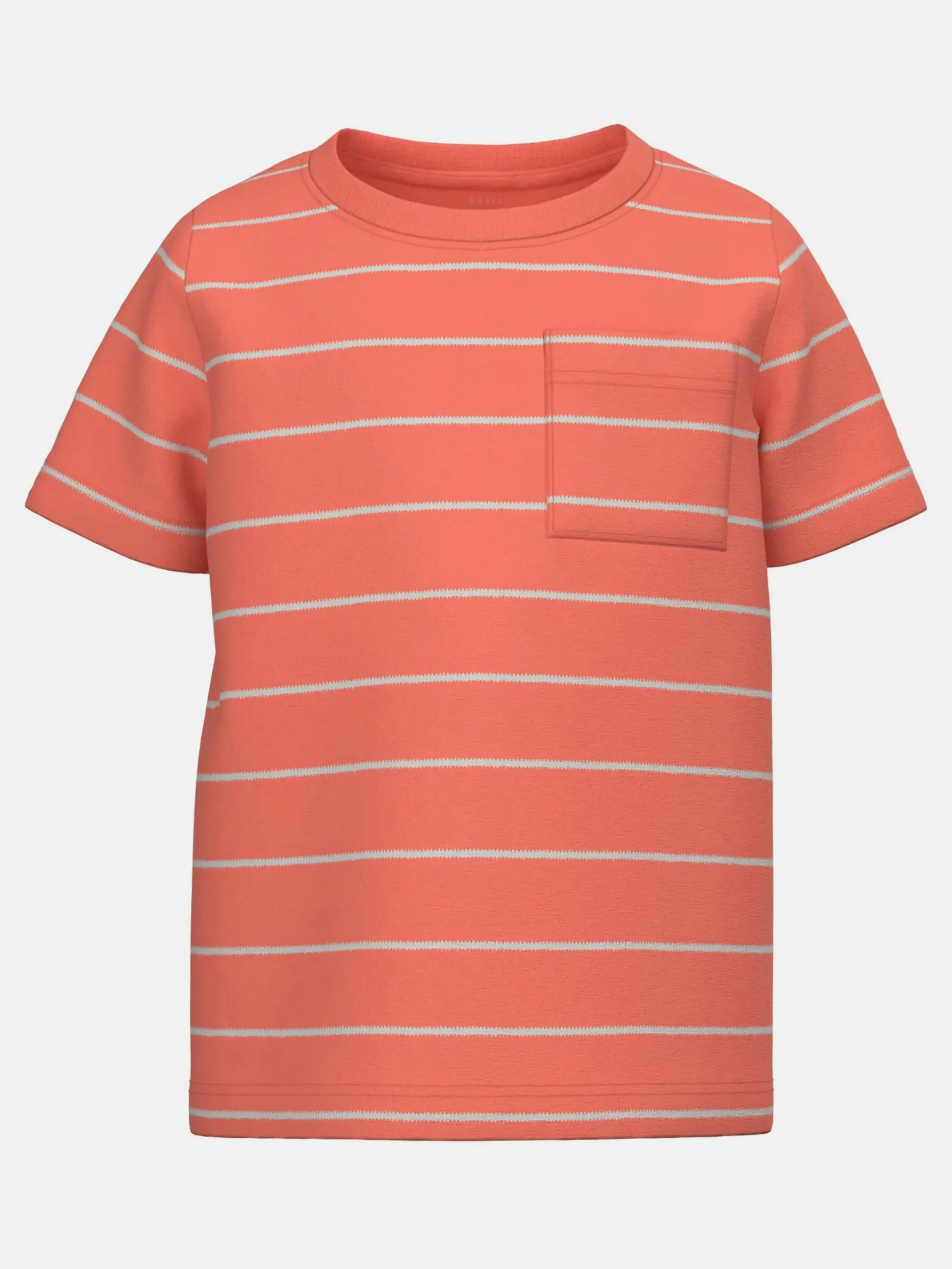 Kinder name it Jungen Shirt mit Streifen und Brusttasche